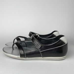 PRADA Leather Modern Sandals Grip